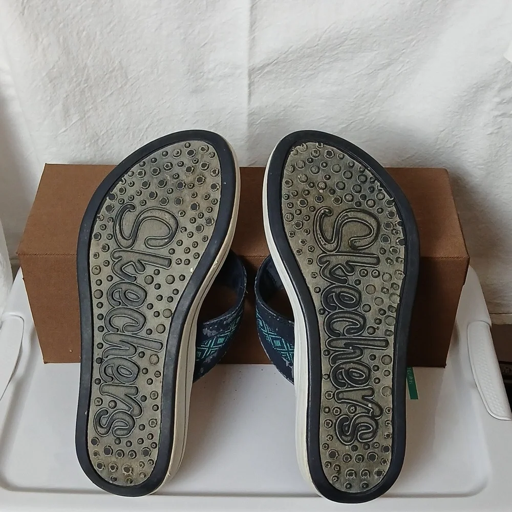 Skechers Women's Blue Sandals - Picture 7 of 8